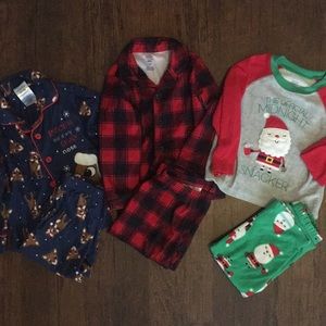 2T winter pajamas Christmas pajamas
